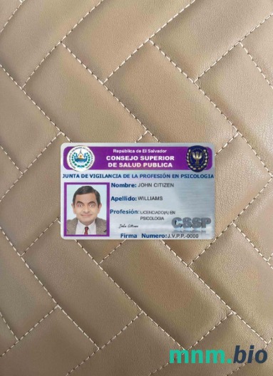 Salwador rada zdrowia publicznego (Consejo Superior de Salud Pública) – wygląd fotograficzny, wygląd skanu + realistyczny obraz, 2 w 1